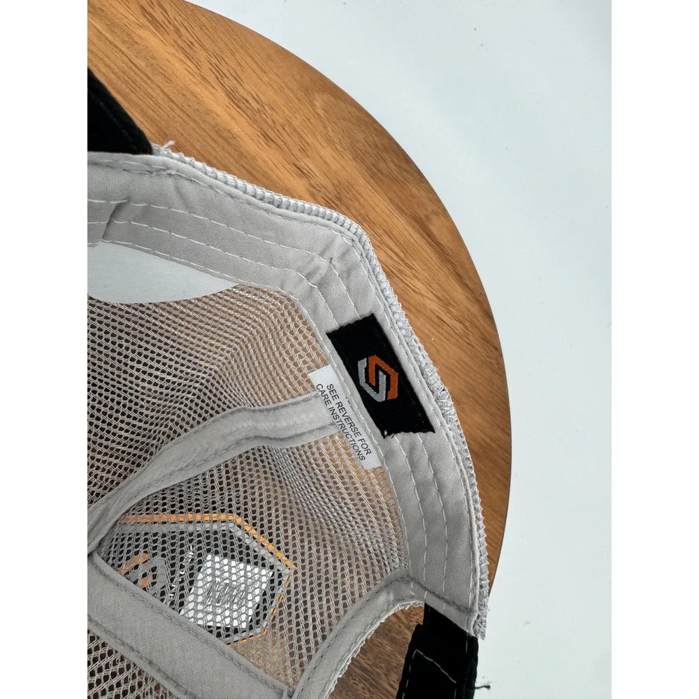 ScentLok Mens Black Gray‎ Mesh Trucker Hat Embroidered Logo Outdoor Gear